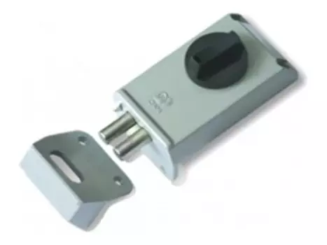 замок накладной ПРО-САМ ЗНД 1-А (884) дисковый 2 ригеля