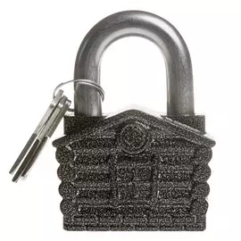 замок навесной ЧАЗ ВС2-34 алюминий домик