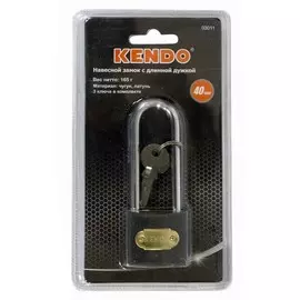замок навесной KENDO чугун 40 мм длинная дужка