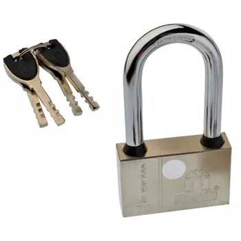 замок навесной MSM TS3/L40 сталь длинная дужка