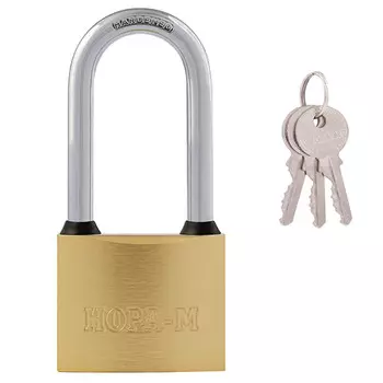 замок навесной НОРА-М ЗН-810дд 63мм длинная дужка