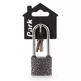 замок навесной PARK сталь 40 мм длинная дужка