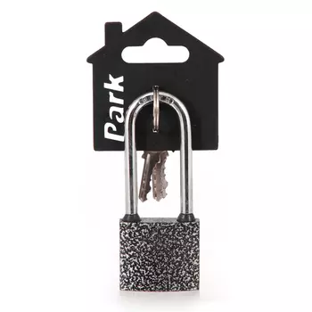 замок навесной PARK сталь 40 мм длинная дужка