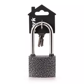 замок навесной PARK сталь 63 мм длинная дужка