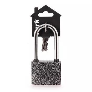 замок навесной PARK сталь 63 мм длинная дужка