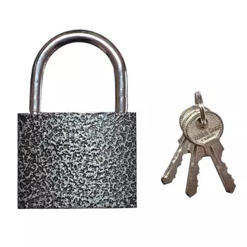 замок навесной UGO LOKS чугун 25мм длинная дужка