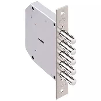 замок врезной ЭЛЬБОР Базальт 1.05.11 /00320/ сувальдный 5 ригелей