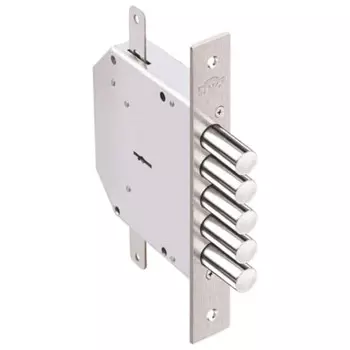 замок врезной ЭЛЬБОР Гранит 1.06.02 /00407/ сувальдный с тягами 5 ригелей