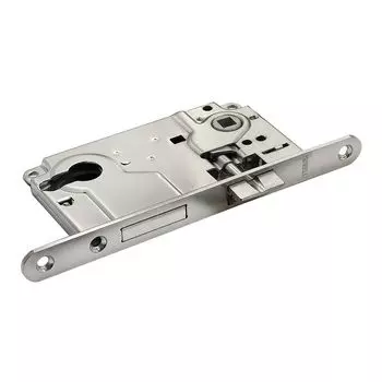 замок врезной MORELLI L1885 SN без цилиндра 1 ригель никель