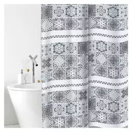 занавеска для ванной Cementine 180х200 см, ПВХ серая