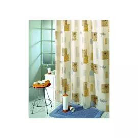 занавеска для ванной Contrasti 180х200 см, полиэстер, бежевая