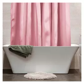 занавеска для ванной DASCH Regina 200х240см полиэстер розовая