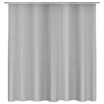 занавеска для ванной FORA Miracle Silver 200х180см полиэстер серый