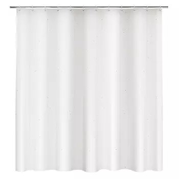 занавеска для ванной FORA Wave 200х180см полиэстер белый