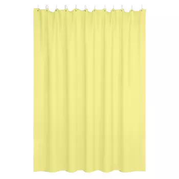 занавеска для ванной комнаты IDDIS Promo 200х180см PE желтая