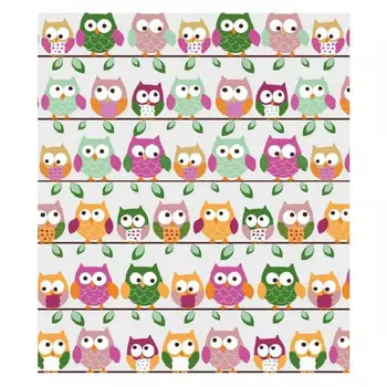 занавеска для ванной комнаты VANSTORE Совы 180х180см PEVA