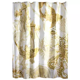 занавеска для ванной MOROSHKA Mare 200х180см полиэстер бежевая