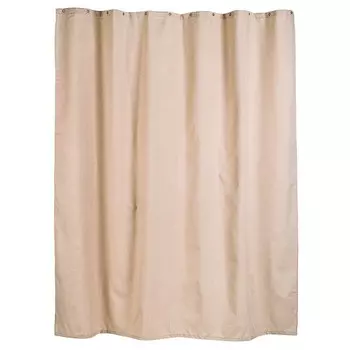 занавеска для ванной MOROSHKA Naturel 200х180см полиэстер бежевая