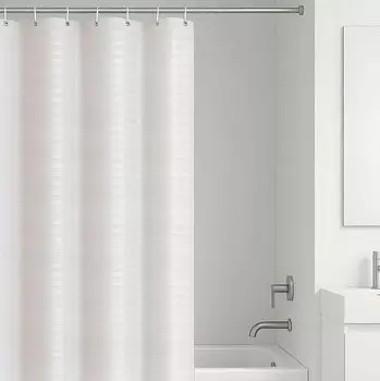 занавеска для ванной OFELIS 200х240см полиэстер белая