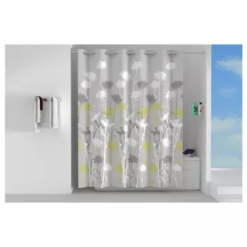 занавеска для ванной OFELIS Абстракция 180х200см полиэстер серая