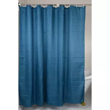 занавеска для ванной OFELIS Hantverk 180х200см полиэстер синяя