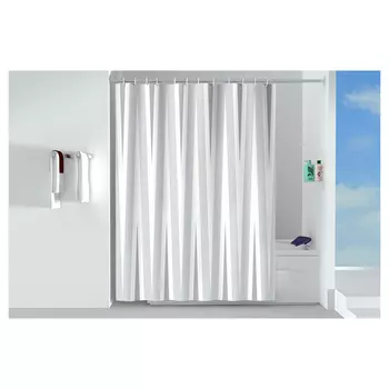 занавеска для ванной OFELIS сиерра 180х200см полиэстер серая