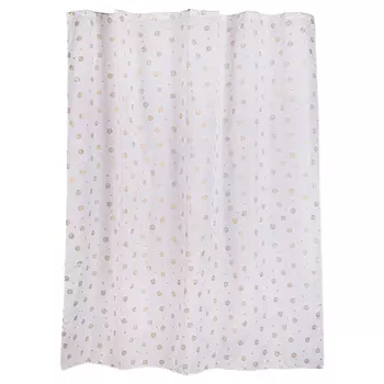 занавеска для ванной WESS Rich 200х180см полиэстер белая