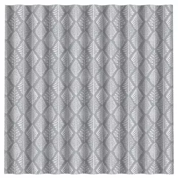 занавеска для ванной РЫЖИЙ КОТ 180х180см полиэстер серая с рисунком