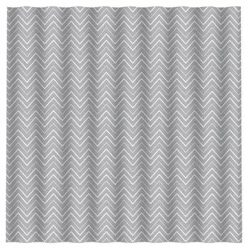 занавеска для ванной РЫЖИЙ КОТ 180х180см полиэстер серый