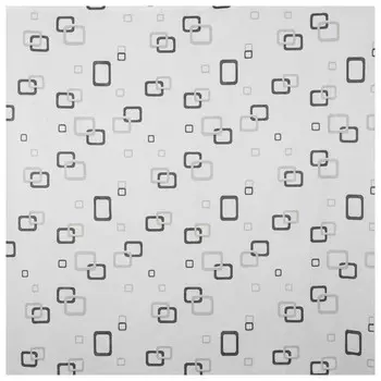 занавеска для ванной РЫЖИЙ КОТ 180х180см полиэтилен белая с рисунком