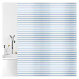 занавеска для ванной Verga 180х200 см, полиэстер, синяя