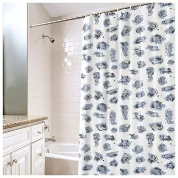 занавеска для ванной ВИЛИНА Посейдон 180х180см полиэтилен