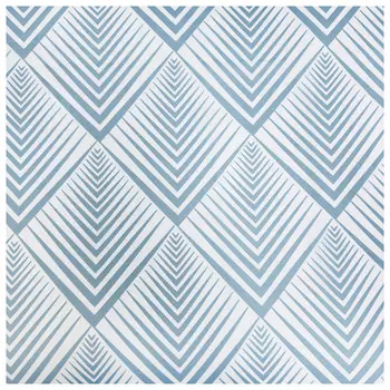 занавеска для ванной ВИЛИНА Византийский орнамент 2214-1 180х180см полиэстер голубой