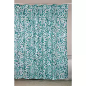 занавеска для ванной VITARTA 180х180см полиэстер голубая