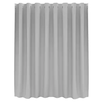 занавеска для ванной WASSERKRAFT Oder 200х200см полиэстер серая с люверсами