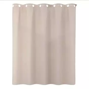 занавеска для ванной WASSERKRAFT Vils SC-10102 200х200см полиэстер бежевая с люверсами