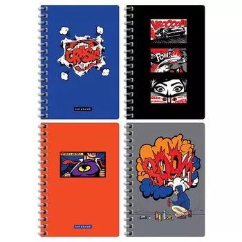 записная книжка BG Comics Art 80л А6 60 г/кв.м на гребне