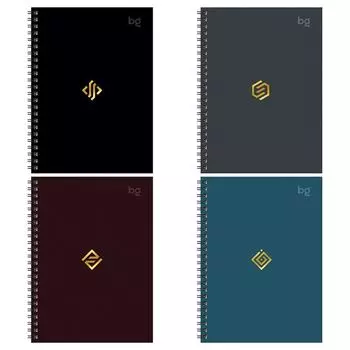 записная книжка BG Классика 120л А6 60 г/кв.м на гребне моноколор