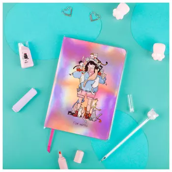 записная книжка MESHU My cats А5 80л кожзам
