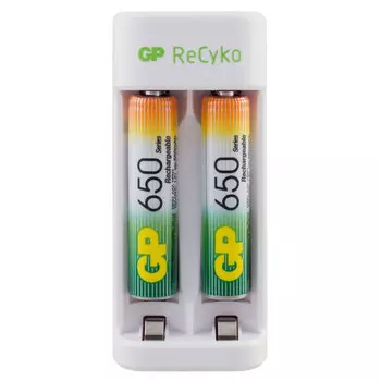 зарядное устройство+ аккумуляторы GP E21165AAAHC-2CRB2