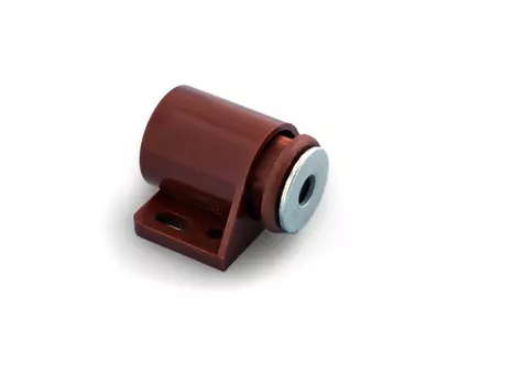 защелка магнитная цилиндрическая, коричневая, 1 шт