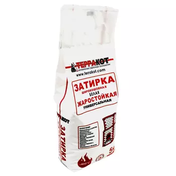 затирка для печей ТЕРРАКОТ широкошовная жаростойкая 5кг