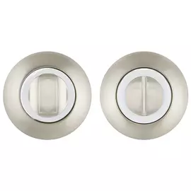 завертка сантехническая AJAX круг матовый никель/хром