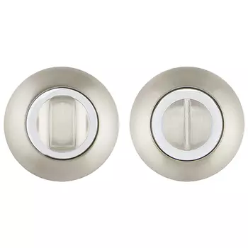 завертка сантехническая AJAX круг матовый никель/хром