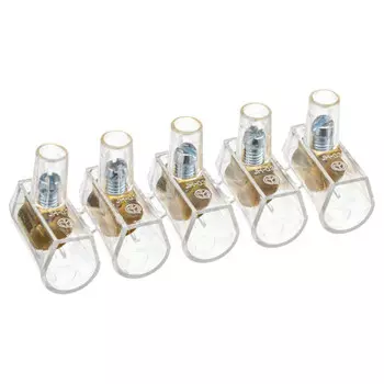 зажим концевой изолированный винтовой DUWI ЗКИ-12 поликарбонат 2х6мм