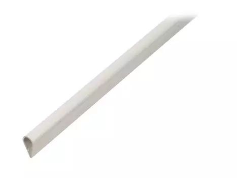 зажим ПВХ белый 15x0,9х1000мм