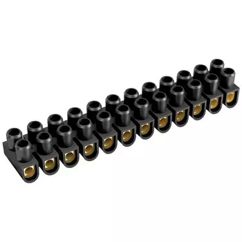 зажим винтовой DUWI ЗВИ-20 380В полипропилен 12пар черный