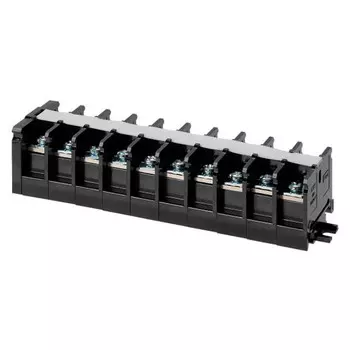зажим винтовой TDM ELECTRIC блок 20А на DIN-рейку 10х2,5кв.мм черный