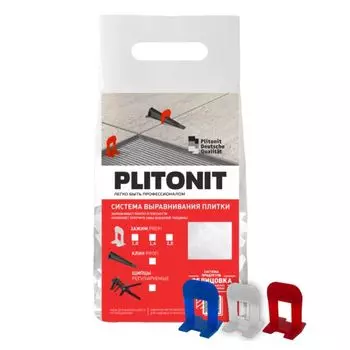 зажимы для выравнивания плитки PLITONIT 2мм 100шт