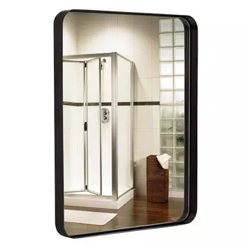 зеркало Амадеус 550х800мм алюминий черный